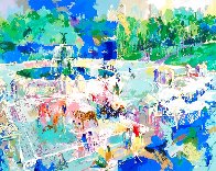 Bethesda Fountain - Central Park PP 1989 - Huge Limited Edition Print by LeRoy Neiman - 0