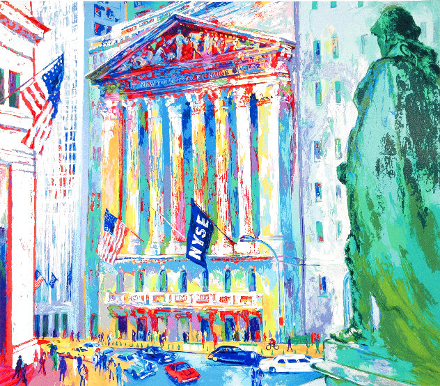 New York Stock Exchange Limited Edition Print by LeRoy Neiman