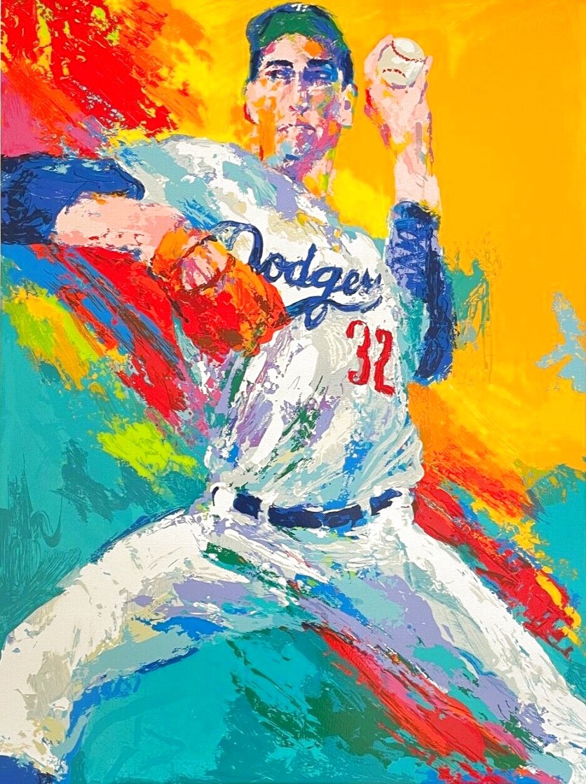 Sandy Koufax 2001 HS by Koufax Limited Edition Print by LeRoy Neiman