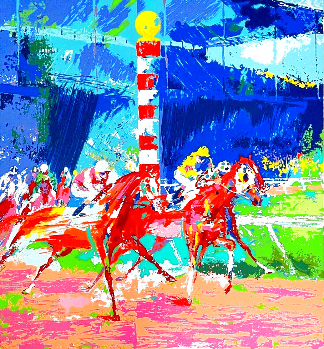 Clubhouse Turn 1974 Limited Edition Print by LeRoy Neiman
