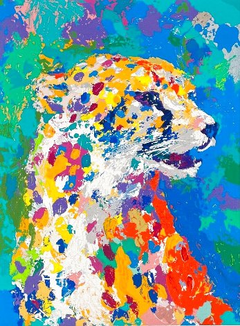 Portrait of the Cheetah 2004 Limited Edition Print - LeRoy Neiman