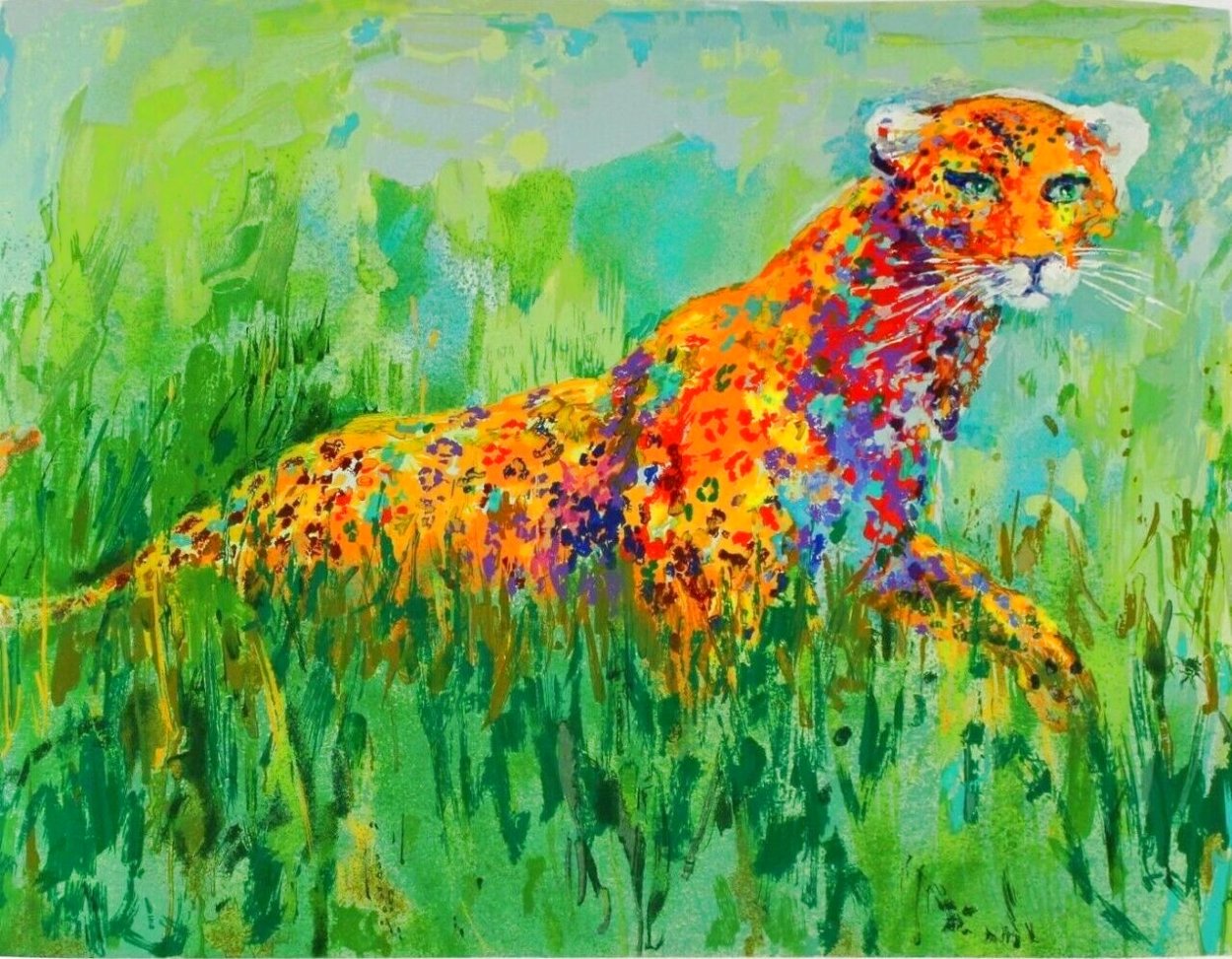 Prowling Leopard 2003 Limited Edition Print by LeRoy Neiman
