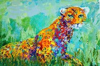 Prowling Leopard 2003 Limited Edition Print by LeRoy Neiman - 1 Prowling Leopard 2003 Limited Edition Print by LeRoy Neiman - 1
