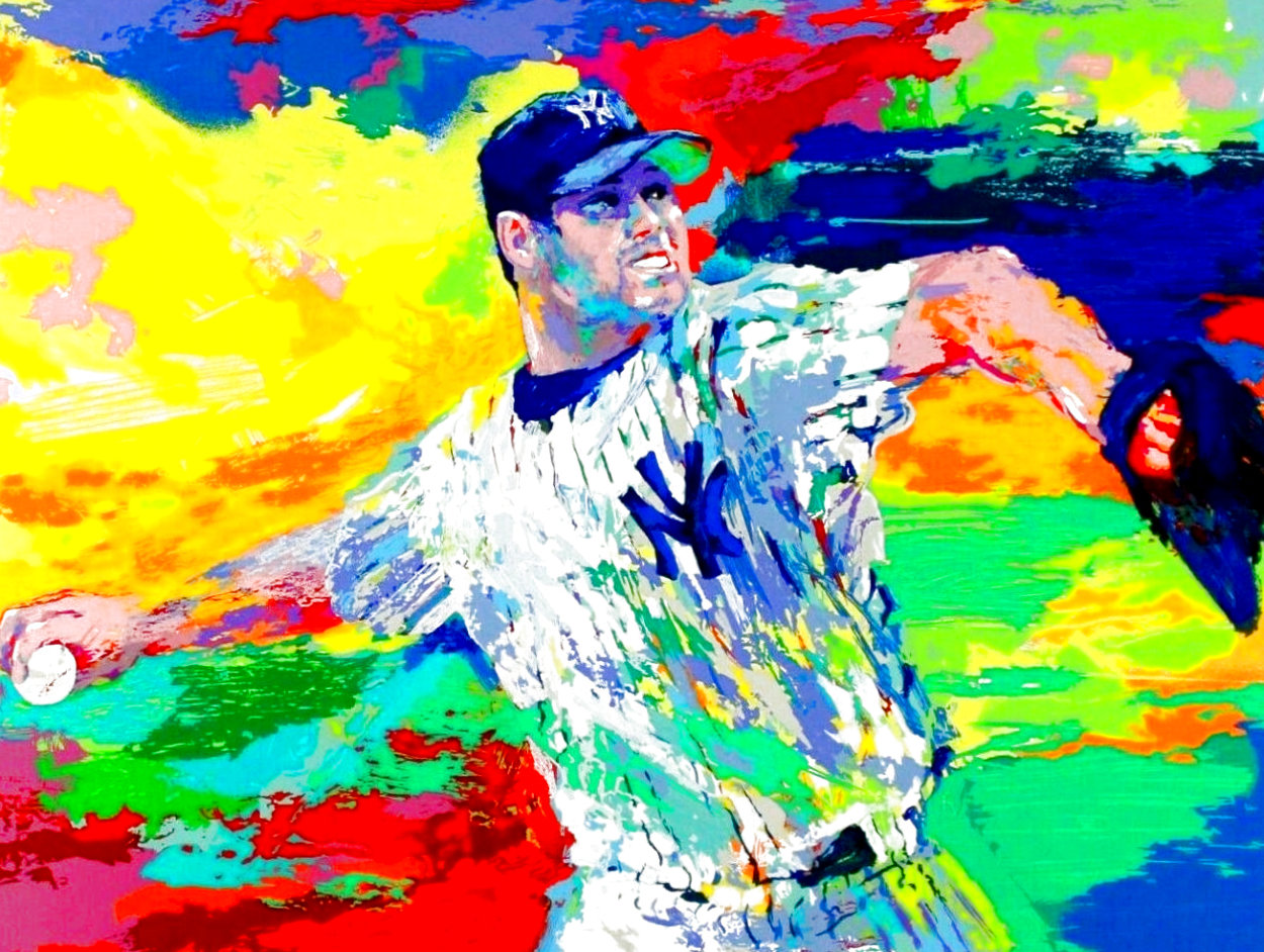 Roger Clemens -The Rocket 2003 HS by Player and Artist Limited Edition Print by LeRoy Neiman