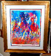 Horse Race Poster 1994 -  HS - Huge Limited Edition Print by LeRoy Neiman - 1