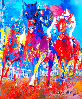Horse Race Poster 1994 -  HS - Huge Limited Edition Print - LeRoy Neiman