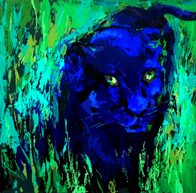 Portrait of a Panther AP 2004 Limited Edition Print by LeRoy Neiman