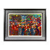 Harry’s Wall Street Bar 1985 - Huge - New York - NYC Limited Edition Print by LeRoy Neiman - 1