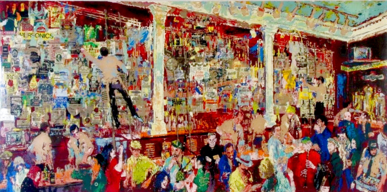 FX McRory's Whisky Bar 1980 - Huge - Seattle  Limited Edition Print by LeRoy Neiman