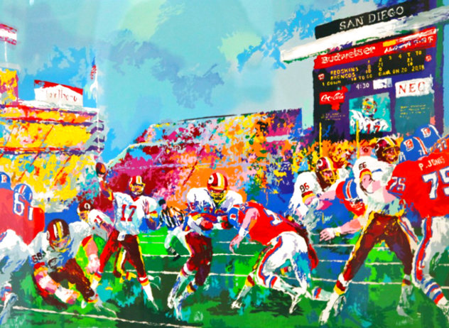 Into the Pocket HC 1988 - Huge Limited Edition Print by LeRoy Neiman