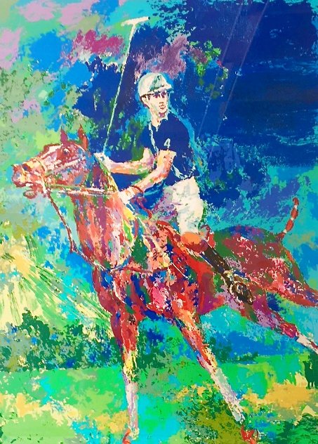 Prince Charles at Windsor 1982 - Huge - King Charles III Limited Edition Print by LeRoy Neiman