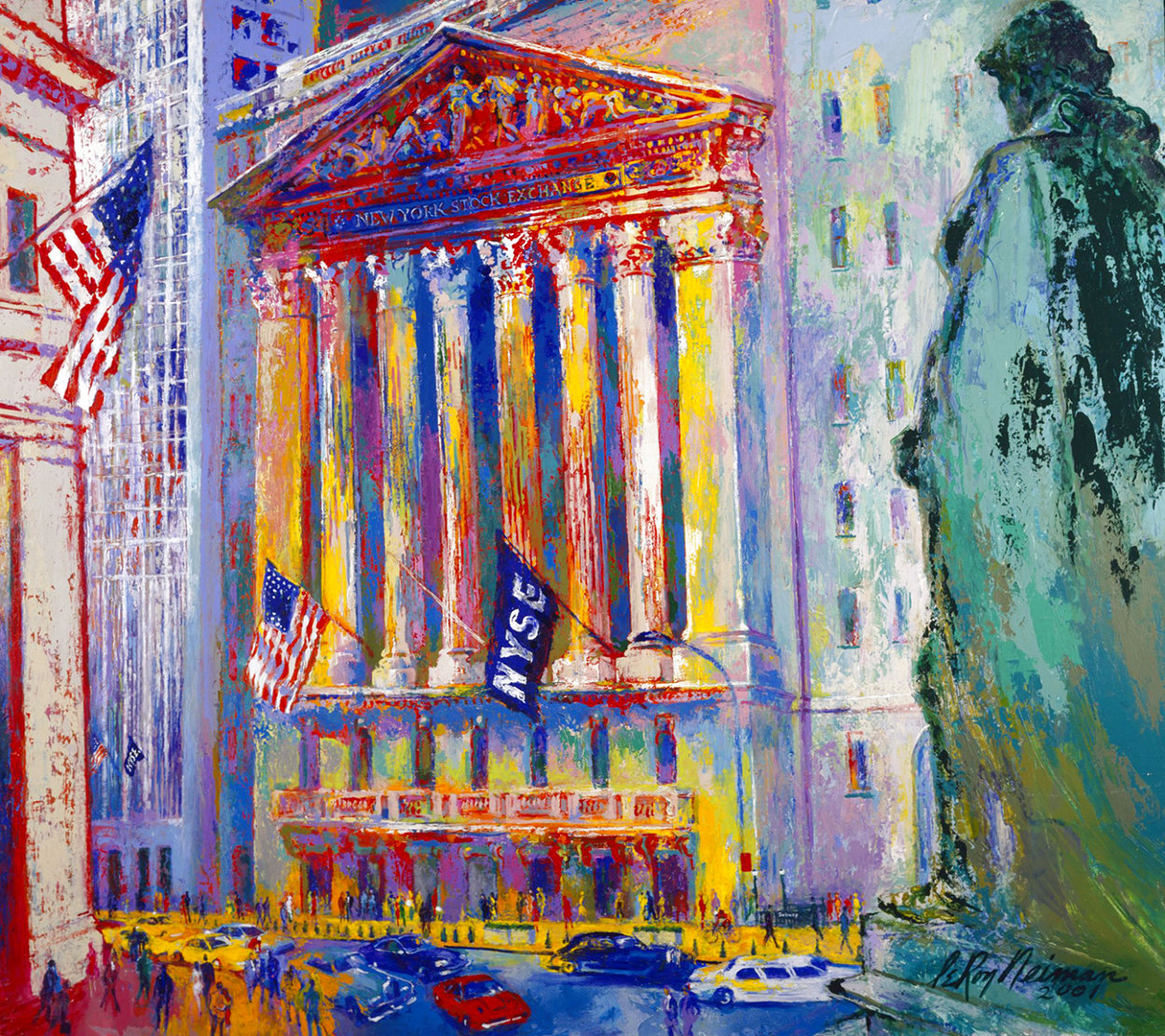 New York Stock Exchange 2003 Limited Edition Print by LeRoy Neiman