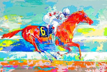 Funny Cide 2004 Limited Edition Print - LeRoy Neiman