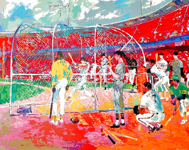 Bay Area Baseball 1990 - San Francisco, CA - California Limited Edition Print by LeRoy Neiman