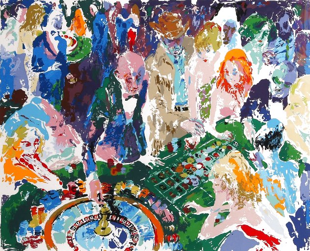 Casino 1972 - Huge Limited Edition Print by LeRoy Neiman