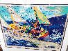 North Sea Sailing 1981 - Huge Limited Edition Print by LeRoy Neiman - 3