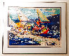 North Sea Sailing 1981 - Huge Limited Edition Print by LeRoy Neiman - 1
