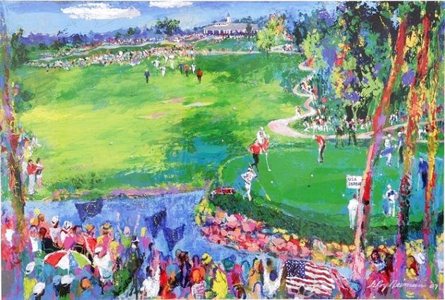 Ryder Cup Valhalla 2008 - Huge - Kentucky - Golf Limited Edition Print by LeRoy Neiman