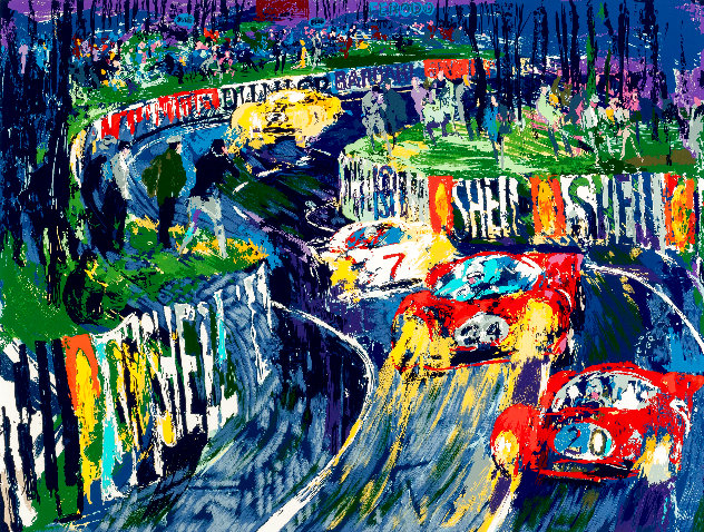 24 Hours of Le Mans AP 1987 - Huge - France Limited Edition Print by LeRoy Neiman