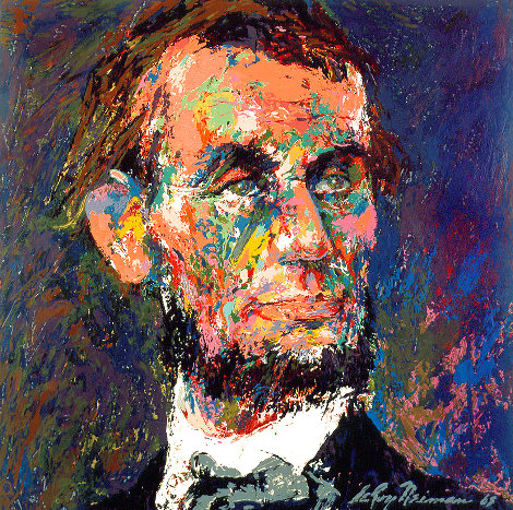 Abraham Lincoln Poster - HS Limited Edition Print - LeRoy Neiman