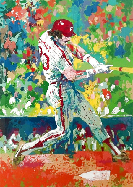 Slugger 1990 - Huge -  HS by Mike Schmidt Limited Edition Print by LeRoy Neiman