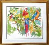 Birds of Paradise 2005 - Edition 123/375 . Made by the Hands of the Artist. Limited Edition Print by LeRoy Neiman - 1