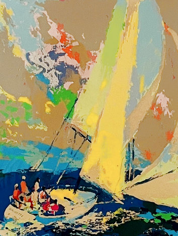 Normandy Sailing 1980 Limited Edition Print - LeRoy Neiman