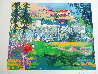 Amphitheater at Riviera Golf Course 1992 - Los Angeles, California - Golf - Genesis Limited Edition Print by LeRoy Neiman - 2