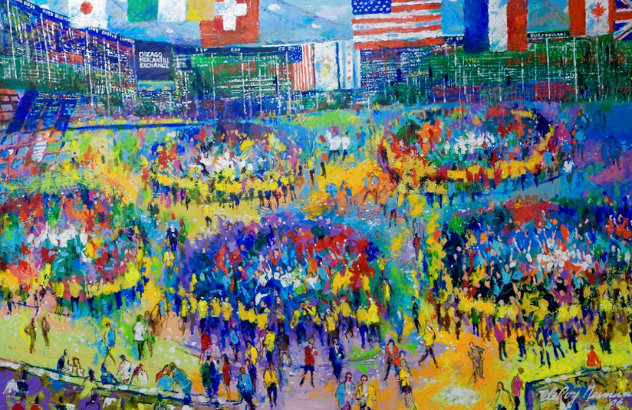 Chicago Mercantile Exchange  - Illinois Limited Edition Print by LeRoy Neiman