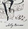 Femlin: Happy New Year 1992 19x14 Drawing by LeRoy Neiman - 2