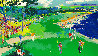 18th at Pebble Beach 1984 - Huge - California Limited Edition Print by LeRoy Neiman - 0