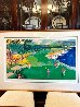 18th at Pebble Beach 1984 - Huge - California Limited Edition Print by LeRoy Neiman - 1