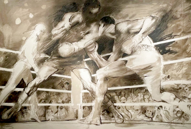 Maulers (Boxing) 1994 - Huge Limited Edition Print by LeRoy Neiman