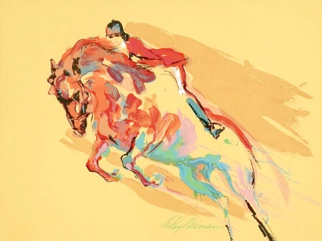 Show Jumper 1972 Limited Edition Print by LeRoy Neiman