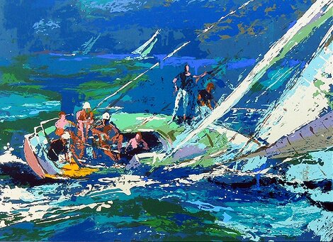 Sailing 1970 Limited Edition Print - LeRoy Neiman