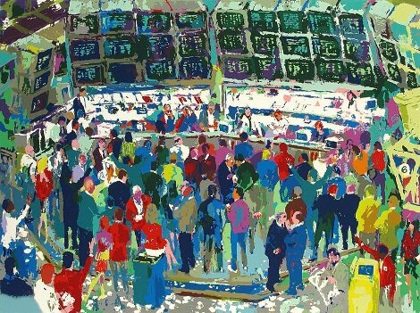 Chicago Board of Trade AP - Huge Limited Edition Print - LeRoy Neiman