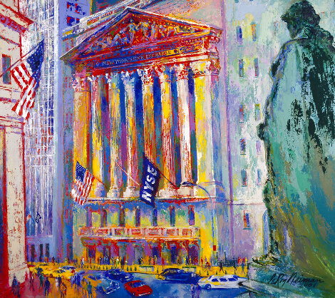 New York Stock Exchange - Huge - NYC Limited Edition Print - LeRoy Neiman