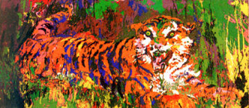Young Tiger 1978 Limited Edition Print - LeRoy Neiman Young Tiger 1978 Limited Edition Print - LeRoy Neiman