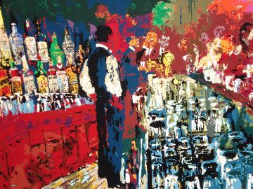 Chicago Key Club Bar 1989 (Playboy) Limited Edition Print - LeRoy Neiman Chicago Key Club Bar 1989 (Playboy) Limited Edition Print - LeRoy Neiman