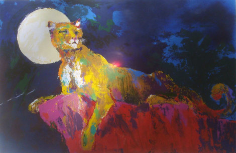 Cougar 1981 Limited Edition Print - LeRoy Neiman