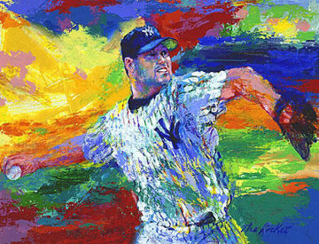 Rocket Roger Clemens 2003 Limited Edition Print - LeRoy Neiman Rocket Roger Clemens 2003 Limited Edition Print - LeRoy Neiman