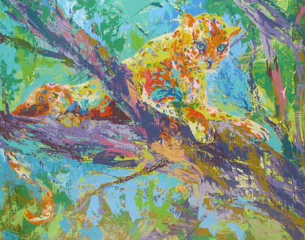 Serengeti Leopard 1972 Limited Edition Print by LeRoy Neiman Serengeti Leopard 1972 Limited Edition Print by LeRoy Neiman