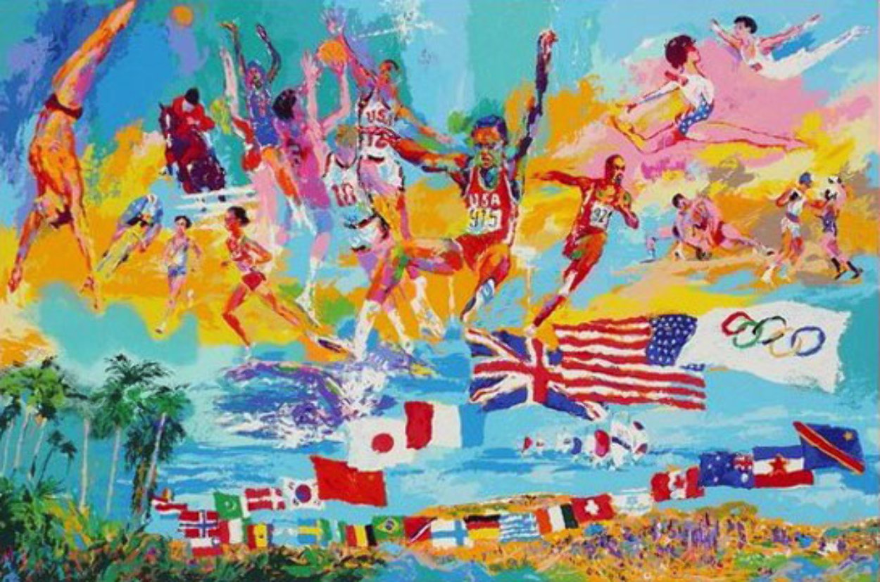 American Gold AP 1984 Limited Edition Print by LeRoy Neiman