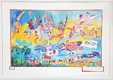 American Gold AP 1984 Limited Edition Print - LeRoy Neiman American Gold AP 1984 Limited Edition Print - LeRoy Neiman