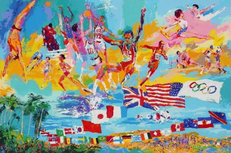 American Gold AP 1984 Limited Edition Print - LeRoy Neiman