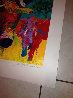 Elephant Charge 1999 Limited Edition Print by LeRoy Neiman - 3