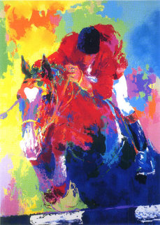 Olympic Jumper 1984 Limited Edition Print - LeRoy Neiman