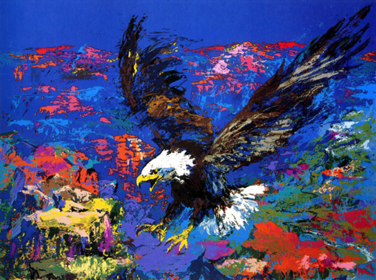 American Bald Eagle PP 1979 Limited Edition Print by LeRoy Neiman American Bald Eagle PP 1979 Limited Edition Print by LeRoy Neiman