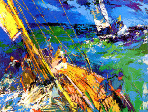 Ocean Sailing AP 1977 Limited Edition Print by LeRoy Neiman Ocean Sailing AP 1977 Limited Edition Print by LeRoy Neiman
