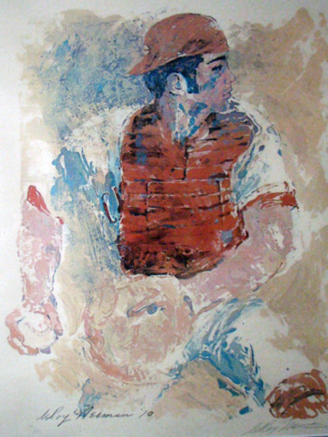 Johnny Bench HS 1970 Limited Edition Print by LeRoy Neiman
